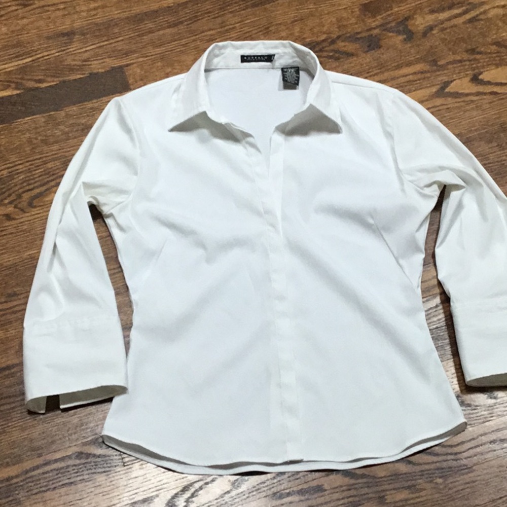 Buffalo David Bitton White Button Down Shirt